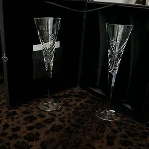 Waterford Achievements Crystal Flutes from the Waterford Wishes Collection